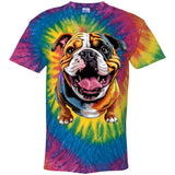 Bulldog Cheesy Youth Tie Dye T-Shirt