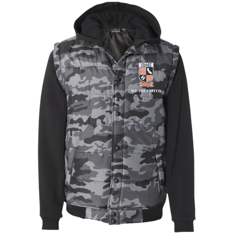 Valley United Nylon Vest with Fleece Sleeves