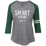 Smart Remark Ladies' Vintage V-neck Shirt
